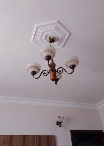 Diger Bej 4 Kollu vintage Avize