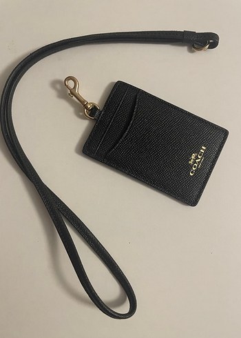 Coach Siyah Deri Kadın Cüzdan - Görsel 4