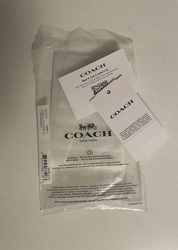 Coach Siyah Deri Kadın Cüzdan - Görsel 9