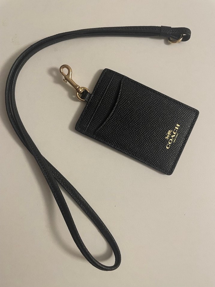 Coach Siyah Deri Kadın Cüzdan - Görsel 4