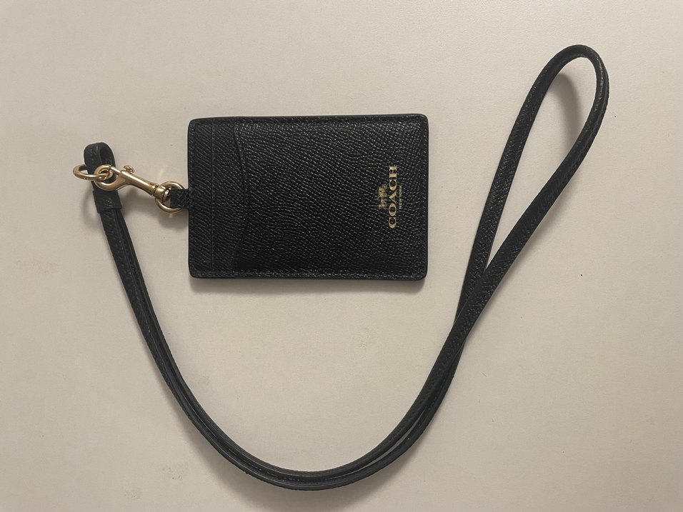 Coach Siyah Deri Kadın Cüzdan - Görsel 5