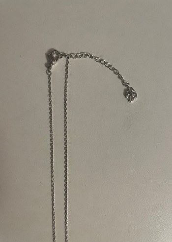 Swarovski Mini Zincir Detaylı Altın Kolye - Görsel 5