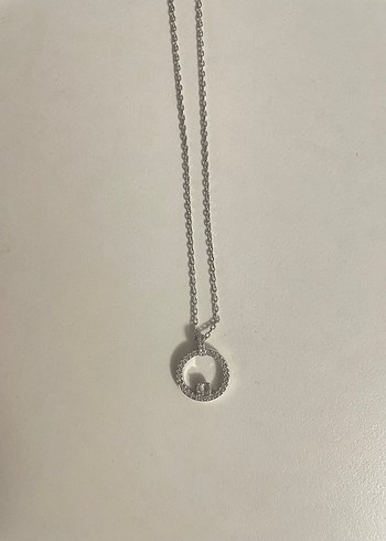 Swarovski Mini Zincir Detaylı Altın Kolye - Görsel 3