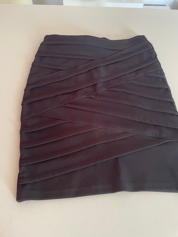 Koton Kadın Pilili Midi Kahverengi Etek - Görsel 2