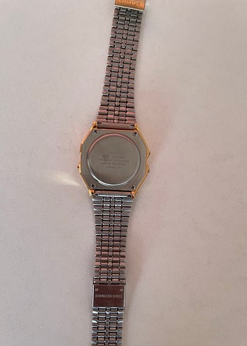 Casio Altın Renk Dijital unisex Kol Saati - Görsel 4