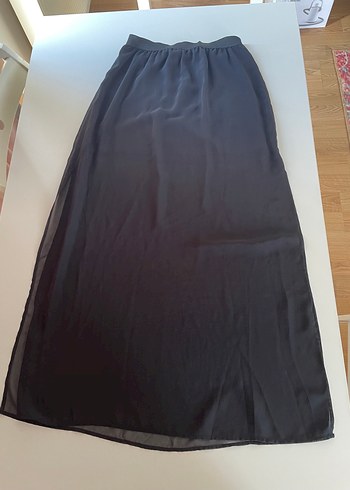 H&M Siyah Uzun Kadın Etek - Görsel 2
