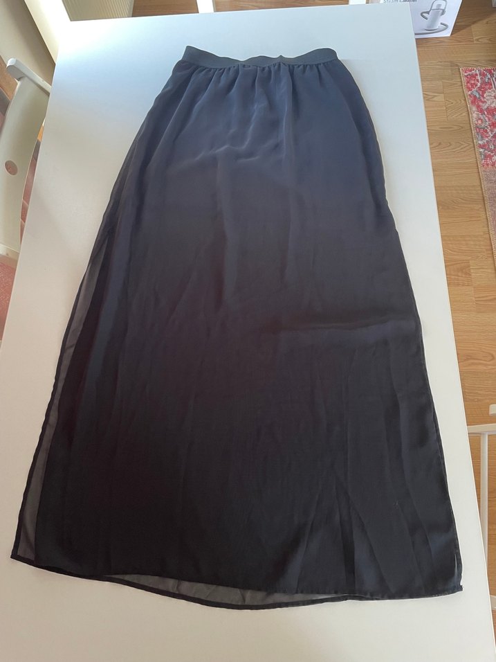 H&M Siyah Uzun Kadın Etek - Görsel 2