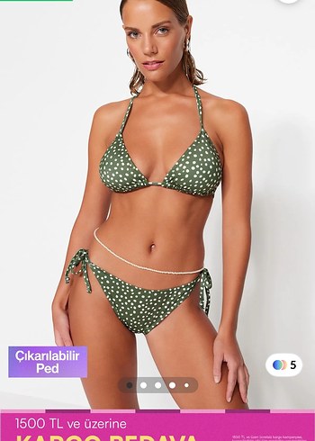 Trendyolmilla Renkli mor bikini - Görsel 10