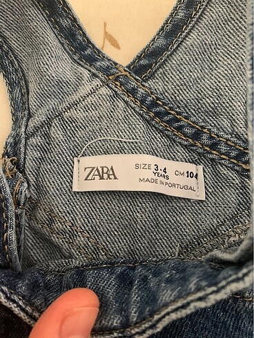 24-36 Ay Beden Zara Kot Salopet