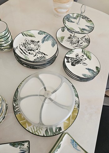 52 parça yemek ve kahvaltı takımı - Görsel 4