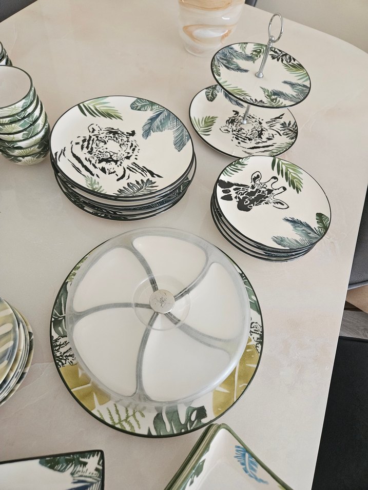 52 parça yemek ve kahvaltı takımı - Görsel 4