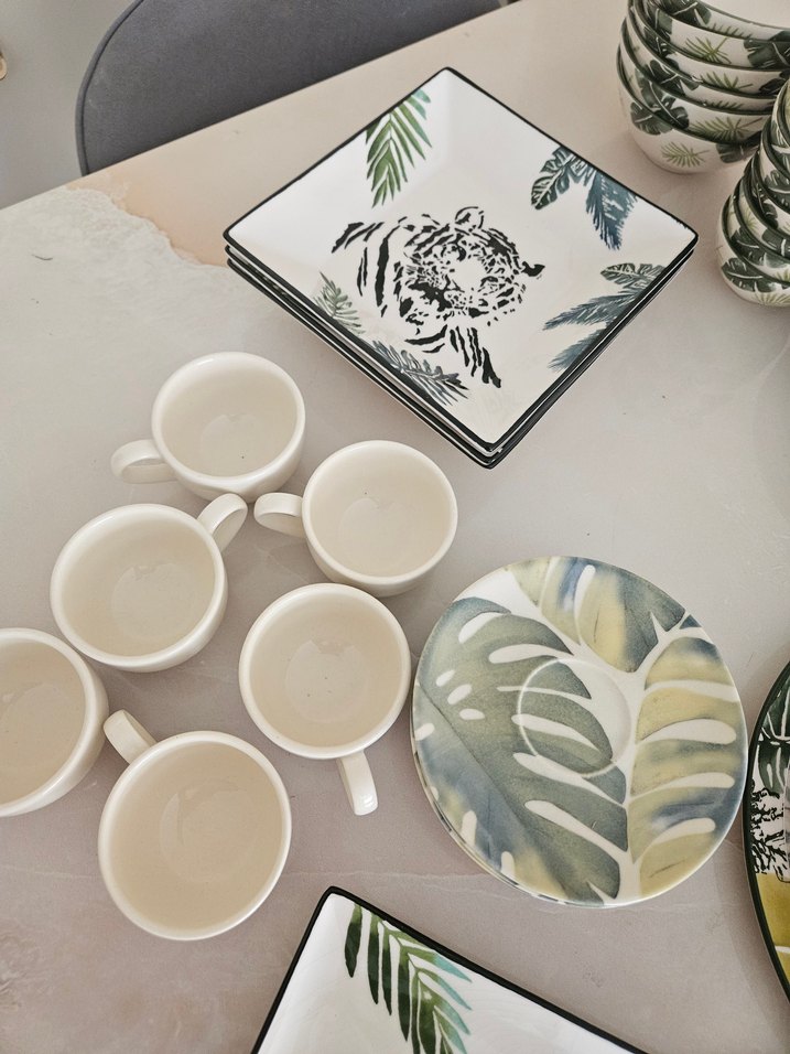 52 parça yemek ve kahvaltı takımı - Görsel 3