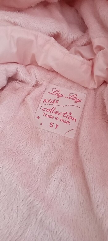 5 Yaş Beden ten rengi Renk Pembe mont