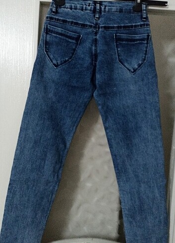 Diğer İşlemeli kot pantolon