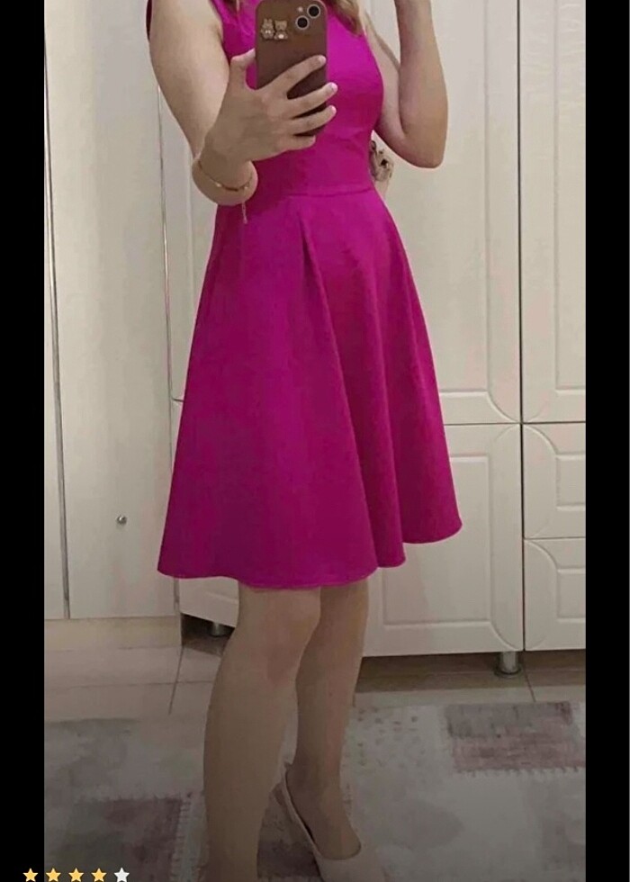 Pembe elbise - Görsel 2