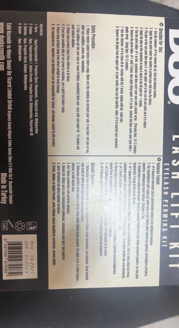 KİRPİK VE KAŞ LAMİNASYON - Görsel 3