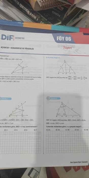 Beden TYT GEOMETRİ DERS FÖYLERİ