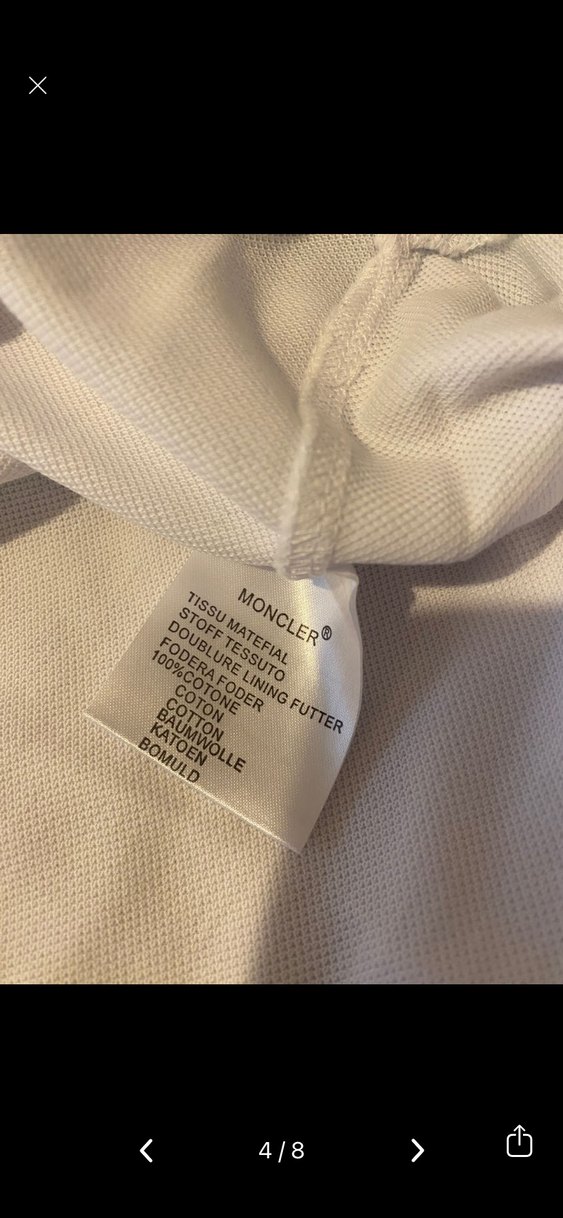 Erkek Beyaz Düğmeli Polo Tişört - Görsel 4