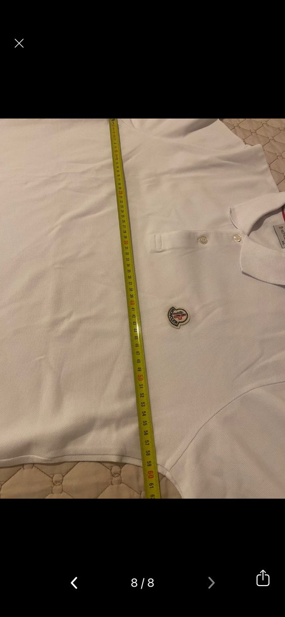 Erkek Beyaz Düğmeli Polo Tişört - Görsel 5