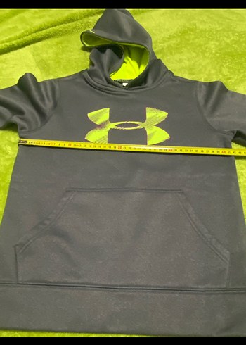 Erkek Gri Kapüşonlu Sweatshirt kız ve erek - Görsel 2