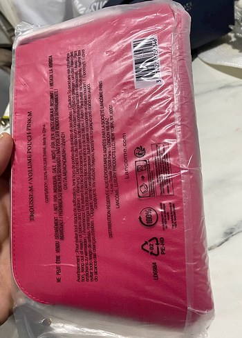 LANCOME PARİSTEN GELDİ SIFIRDIR PembeKadın Makyaj Çantası - Görsel 5
