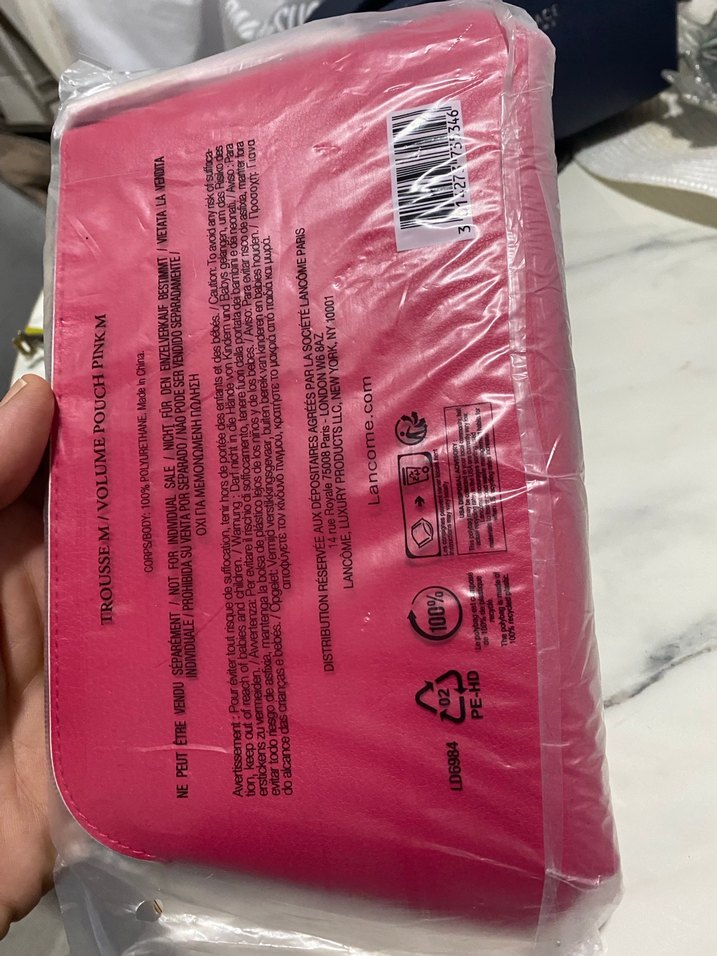 LANCOME PARİSTEN GELDİ SIFIRDIR PembeKadın Makyaj Çantası - Görsel 5