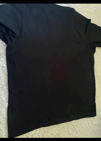 Siyah Baskılı Oversize Erkek Tişörtyurtdışından gelme - Görsel 6