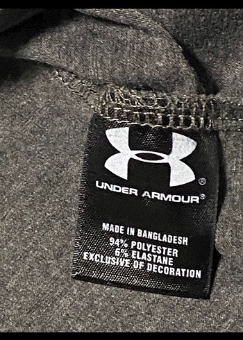 Gri Under Armour Baskılı Erkek Tişört - Görsel 4