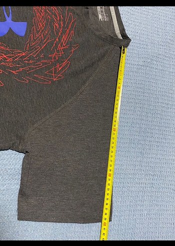 Gri Under Armour Baskılı Erkek Tişört - Görsel 8