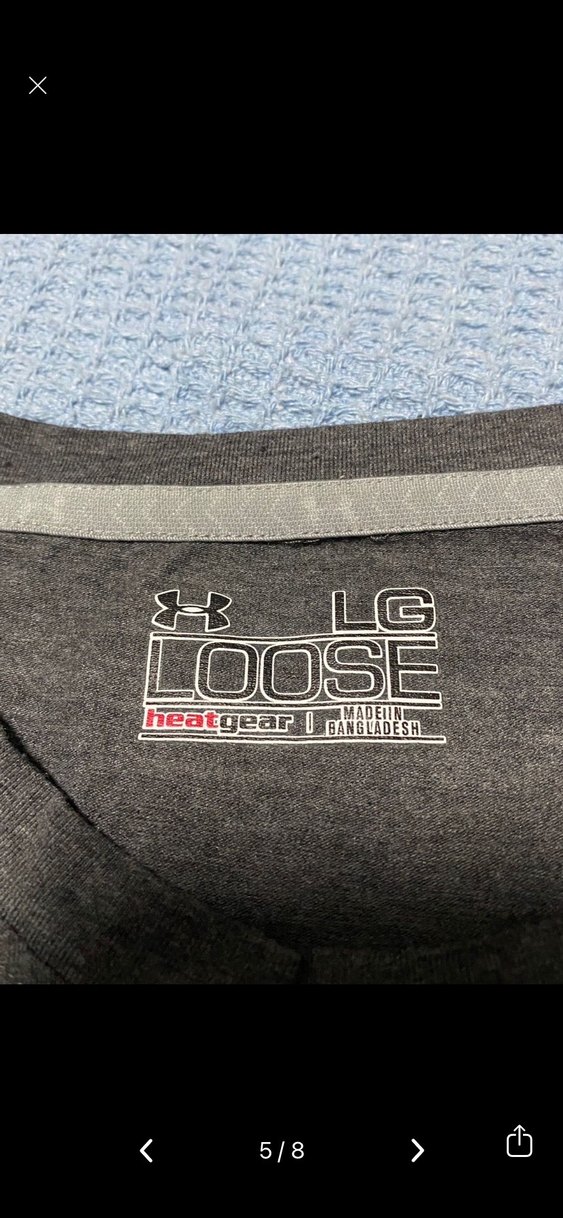 Gri Under Armour Baskılı Erkek Tişört - Görsel 5
