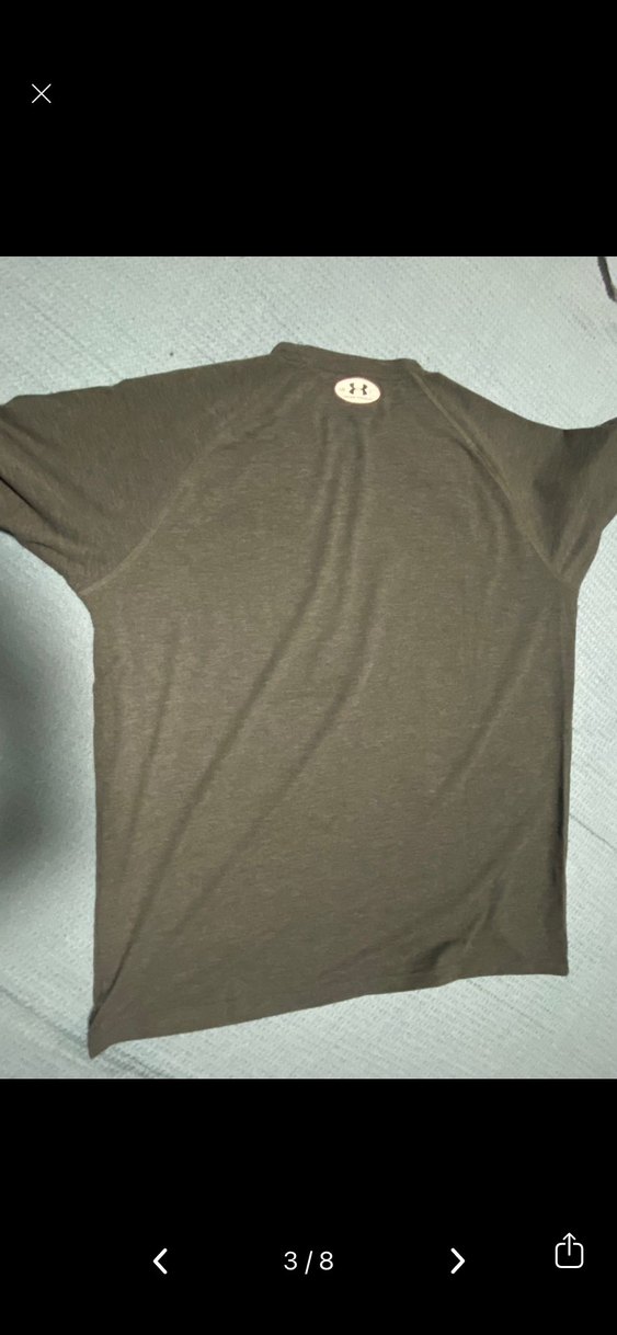 Gri Under Armour Baskılı Erkek Tişört - Görsel 2