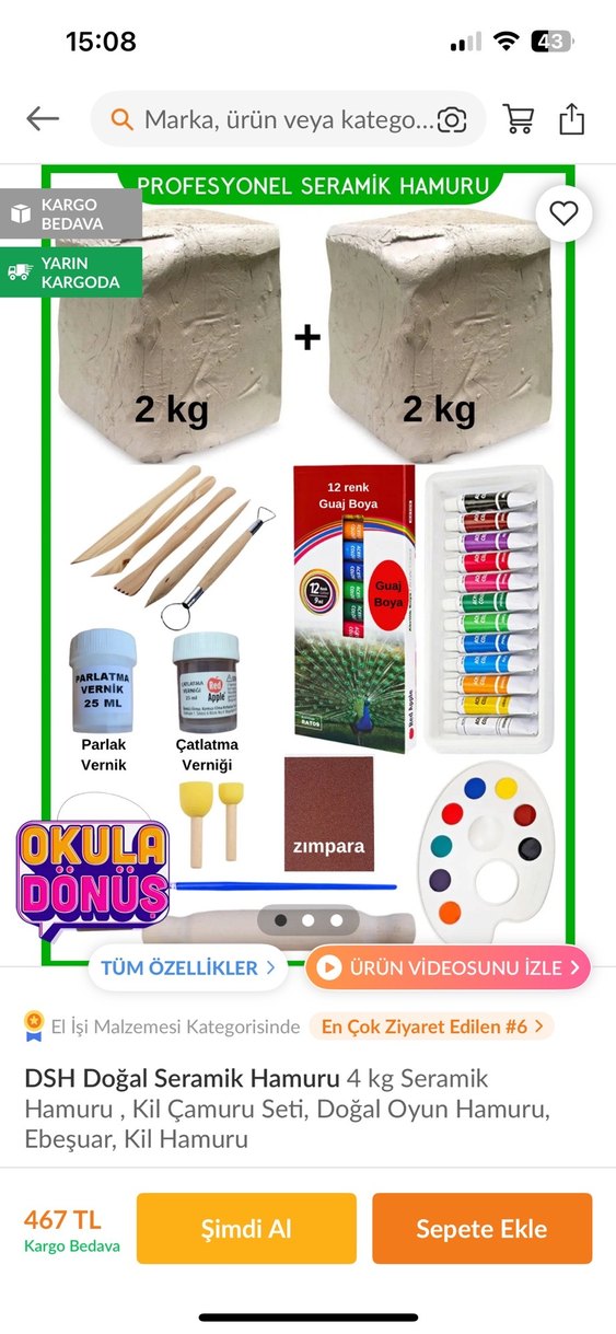 Profesyonel Seramik Hamuru - Görsel 2