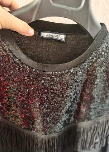 Siyah Uzun Kollu Gotik Elbise - Görsel 4