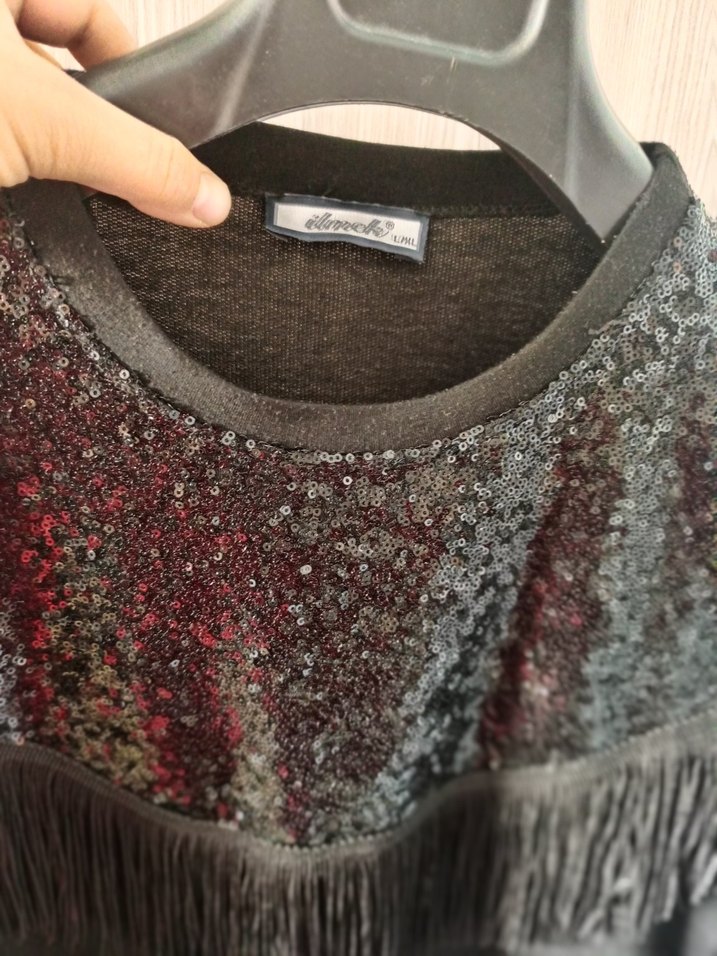 Siyah Uzun Kollu Gotik Elbise - Görsel 4