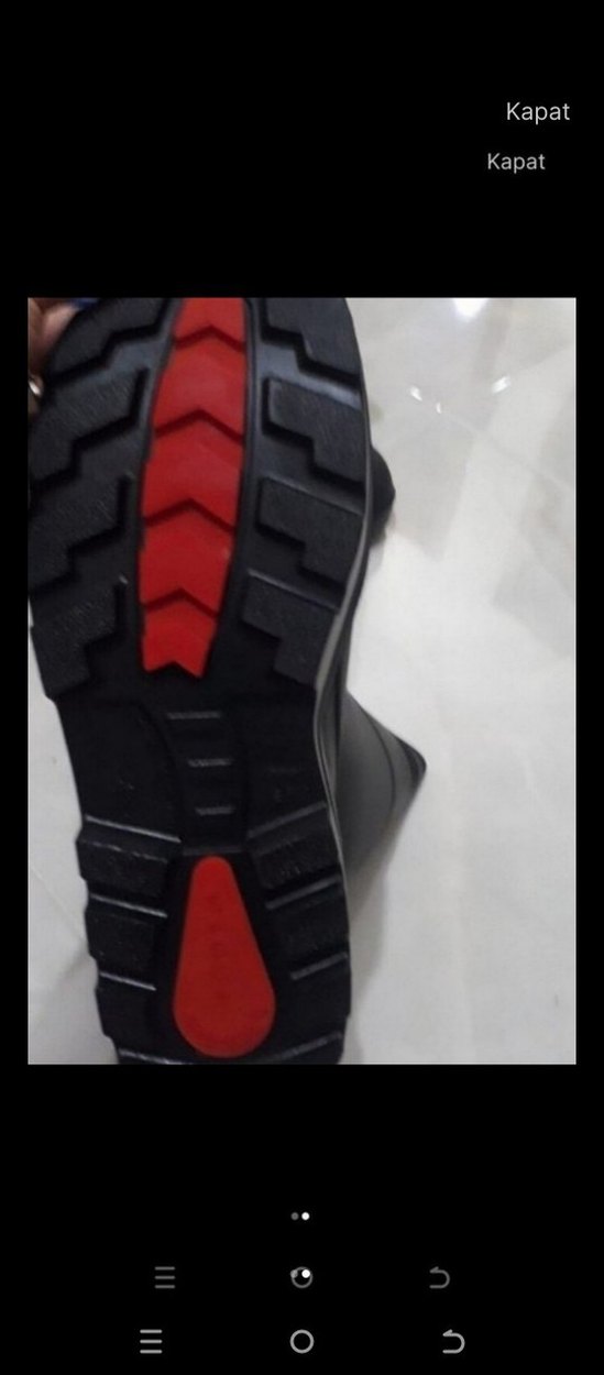 Erkek Siyah Kauçuk Diz Boyu Botlar - Görsel 2