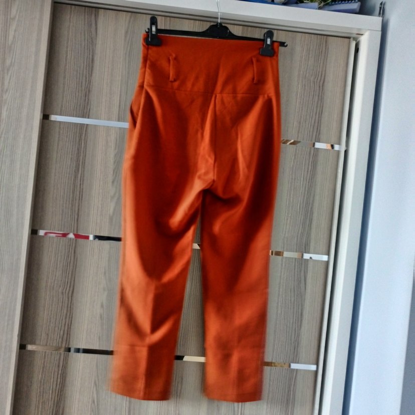 Kadın Kahverengi Baskılı Midi Pantolon - Görsel 3