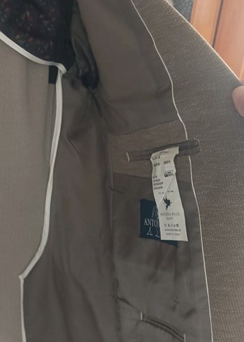 Bej Erkek Ofis Takım Elbise Ceket - Görsel 5