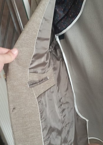 Bej Erkek Ofis Takım Elbise Ceket - Görsel 2