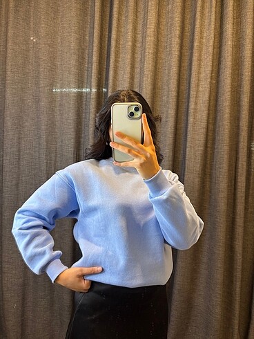 İçi şardonlu sweatshirt