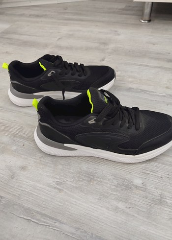 Siyah Erkek Spor Ayakkabı Velcro Detaylı - Görsel 5