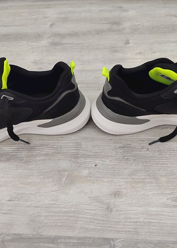 Siyah Erkek Spor Ayakkabı Velcro Detaylı - Görsel 7