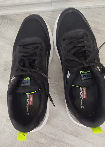 Siyah Erkek Spor Ayakkabı Velcro Detaylı - Görsel 8