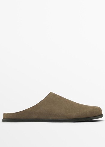 Massimo Dutti Bej Erkek Sabo Terliği