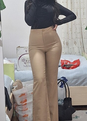 Bej kumaş pantolon