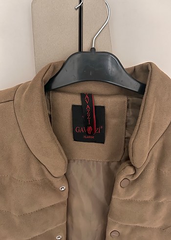 Düğmeli Bej Süet erkek Yelek - Görsel 2