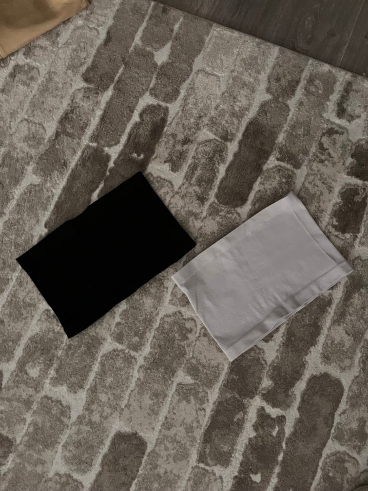 Siyah Straplez Kadın Büstiyer ikili - Görsel 2