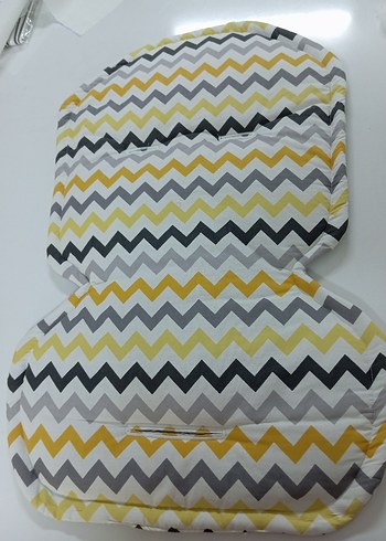 Zebra Desenli #Sarı Gri# bebek puset minderi # - Görsel 6