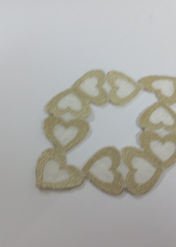 Kalp gold nakışlı kahve sunum - Görsel 5