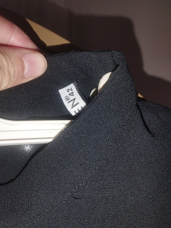 Nakışlı Uzun Siyah Gotik Kadın Elbise - Görsel 4