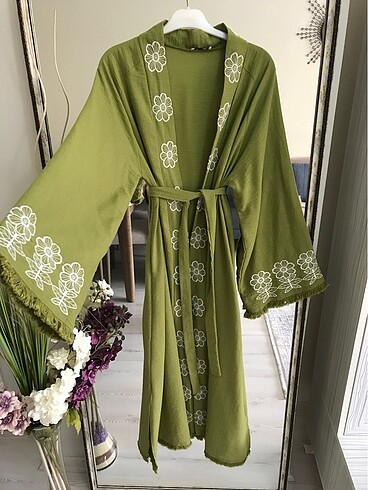 Trendyol & Milla Çağla Yeşili kimono